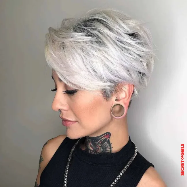 The trend hairstyle for a bold look | Pixie Cut For Gray Hair Is The Coolest Short Hairstyle 2022