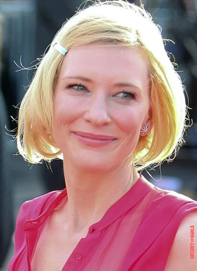 Cate Blanchett short bob | Before and after hairstyle for stars: How hair changes type?