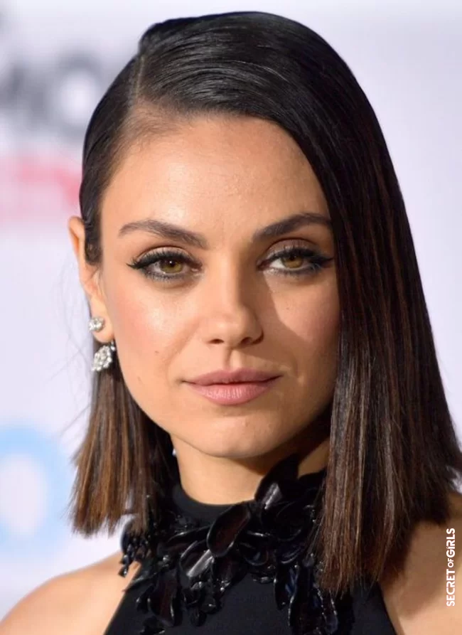 Mila Kunis with pony | Before and after hairstyle for stars: How hair changes type?
