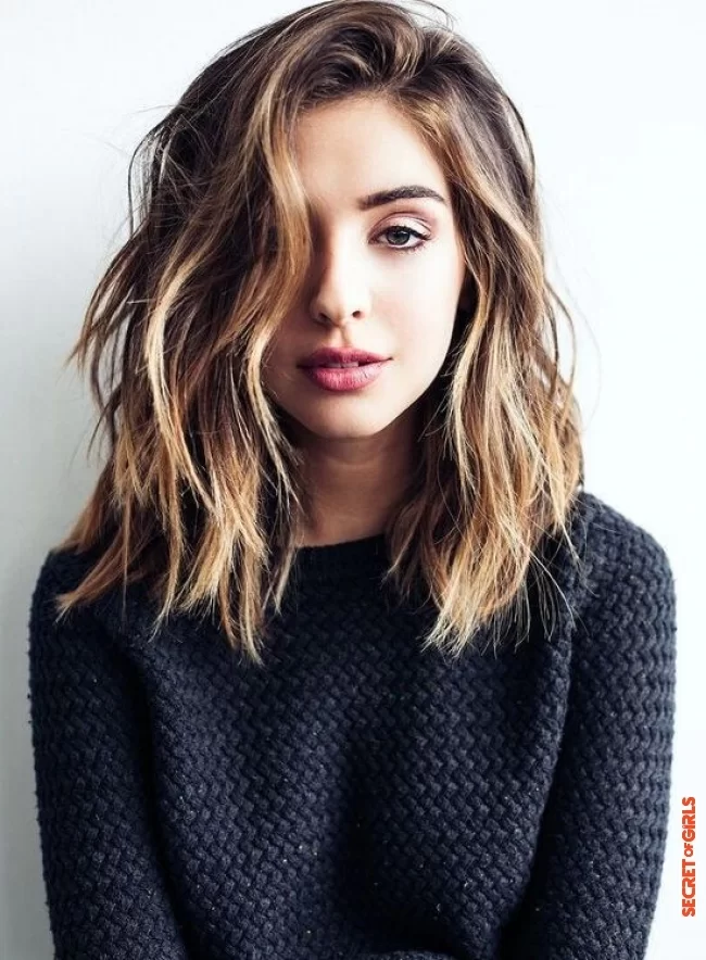 Long wavy highlights | Long Bob: Those Easy-To-Wear Long Bobs That Make Us Want A Change Of Cut