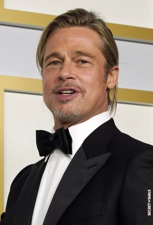 Brad Pitt's bun | Oscars 2021: Halle Berry, Margot Robbie... 20 Most Beautiful Hairstyles Of The Stars