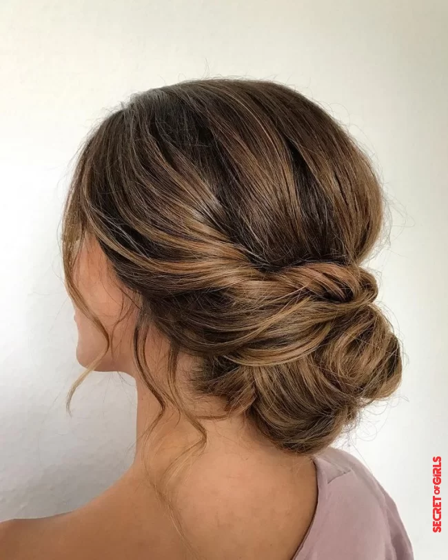 A low bun | Wedding: 12 Elegant Hairstyle Ideas For Guests Unearthed On Pinterest