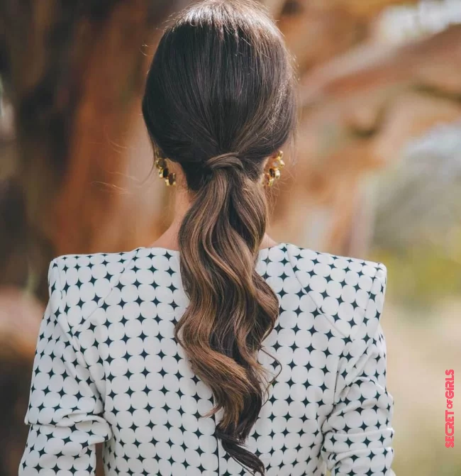 A low ponytail | Wedding: 12 Elegant Hairstyle Ideas For Guests Unearthed On Pinterest