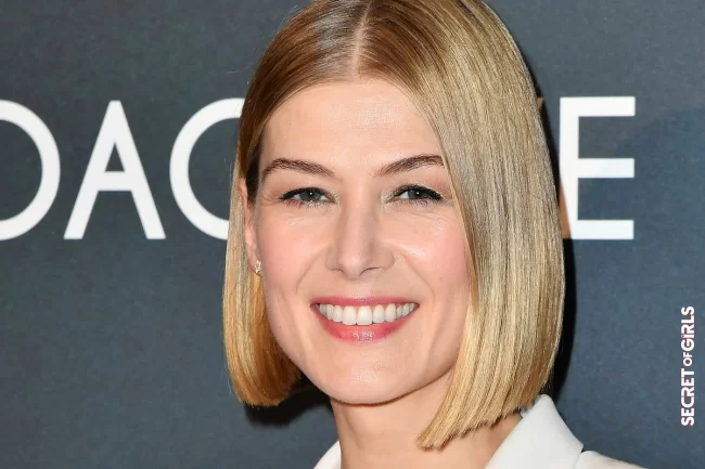 Sleek Bob: Rosamund Pike makes this haircut the trend hairstyle for spring 2021 | Sleek Bob: New trend hairstyle à la Rosamund Pike for spring