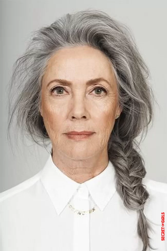 Salt & Pepper Hair: This trendy hairstyle is perfect for gray hair | Trendy hairstyle: The Salt & amp; Pepper Hair shows how beautiful gray hair is