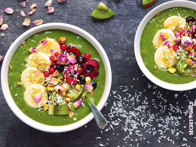 For an optimal start to the day: Healthy Matcha Bowl | Healthy Nutrition: Matcha Bowl Stimulates The Circulation