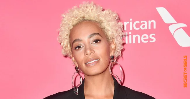Solange Knowles bleached short locks | Short Hair with Curls: These are The Coolest Curly Looks for Women