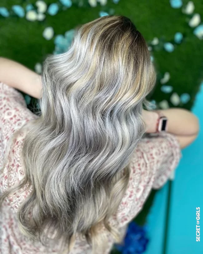 Inverted balayage on white hair: what is it? | All you need to know about reverse balayage on white hair