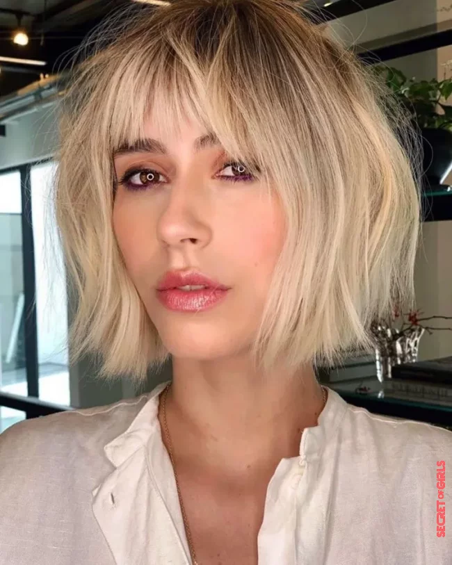 Chin-length bob: What characterizes the haircut? | Chin-Length Choppy Bob is One of The Coolest Hairstyles for Spring 2023