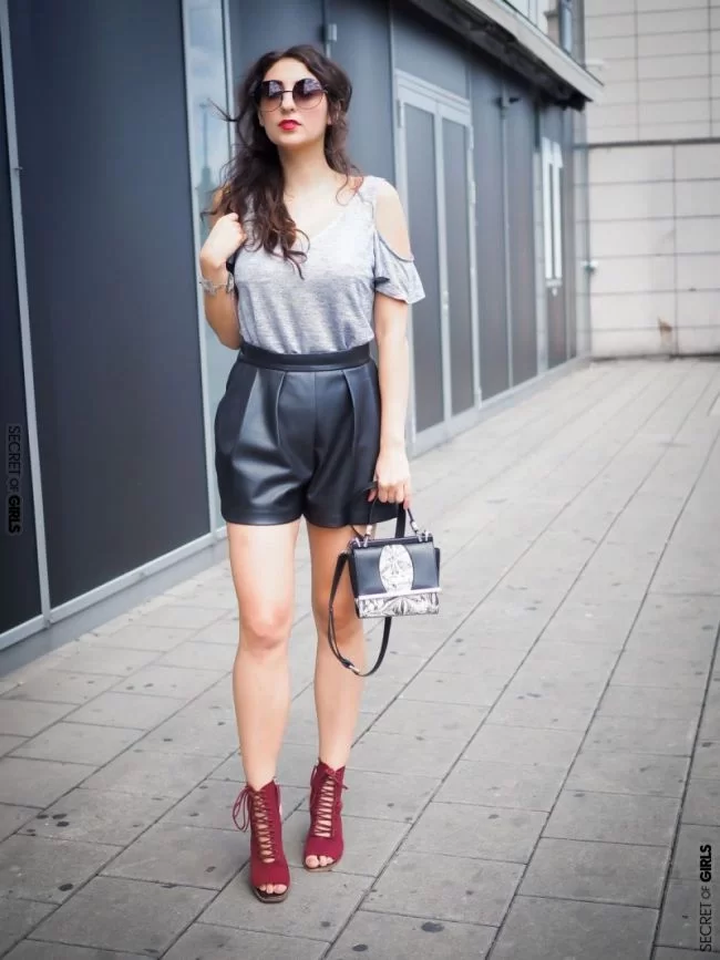 22 WAYS TO WEAR LEATHER SHORTS 