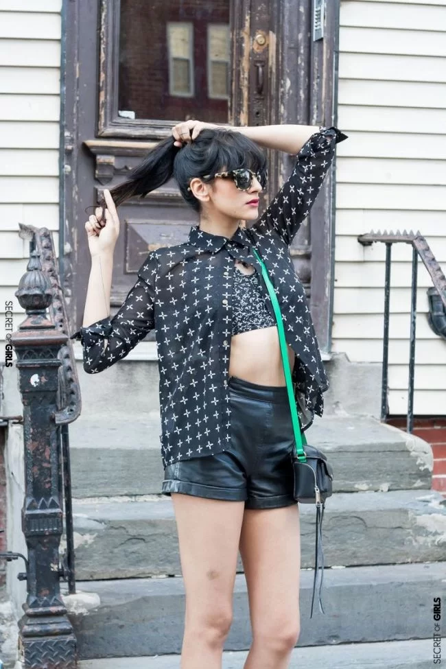 22 WAYS TO WEAR LEATHER SHORTS 