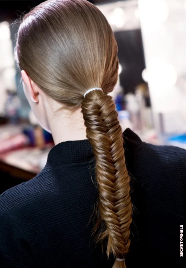 Elegant herringbone braid | Braided Hairstyles For Long Hair - From Romantic To Casual