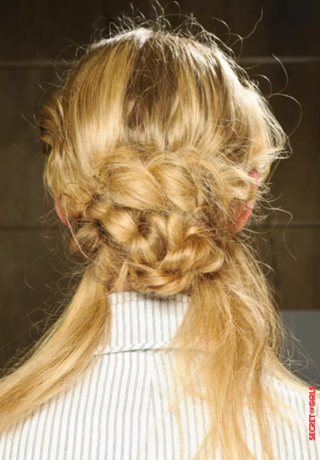 Braided half-open bun | Braided Hairstyles For Long Hair - From Romantic To Casual