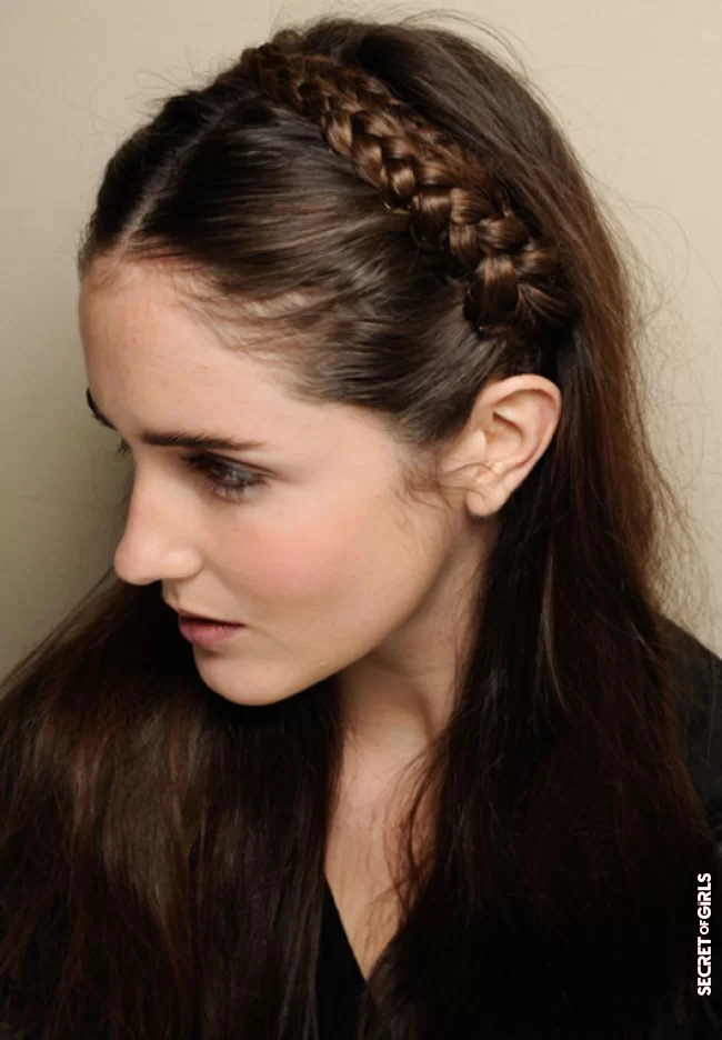 Braided wreath of hair | Braided Hairstyles For Long Hair - From Romantic To Casual