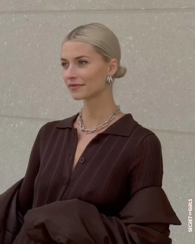 Low Bun: Thanks To Lena Gercke, This Bun Will Be A Hairstyle Trend In Autumn 2023