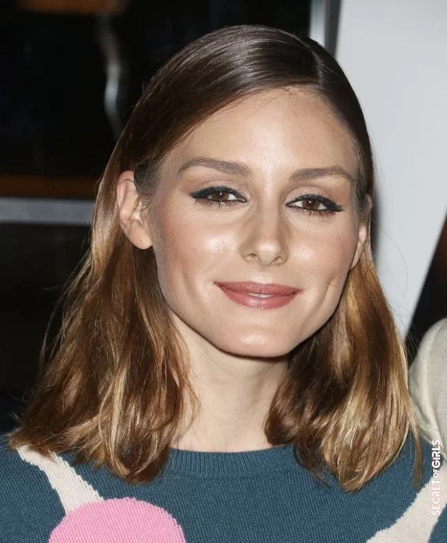 Olivia Palermo's long smooth bob with side parting | Long smooth bob, the hairstyle trend that throws
