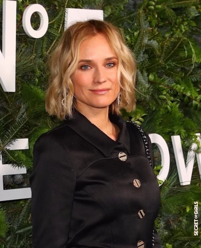 Diane Kruger gorgeous with her wavy blonde bob | Most Beautiful Blonde Squares Of The Stars