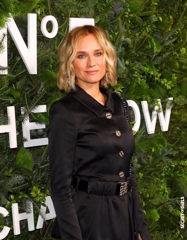 Diane Kruger and a pretty golden blonde bob | Most Beautiful Blonde Squares Of The Stars