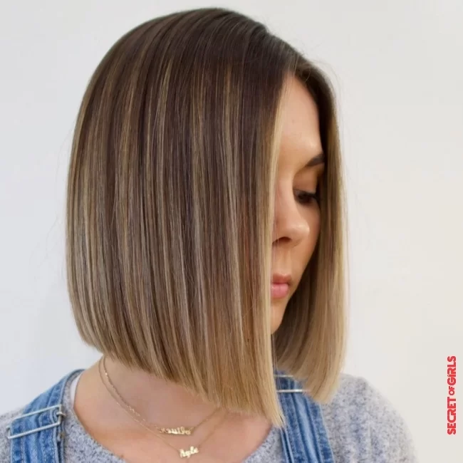A-line smooth bob | Plunging Square: This Trendy Hairstyle Rises From The Ashes In An Ultra Desirable Version