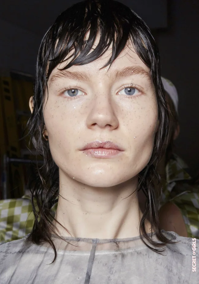 3rd step: The finish | Wet Hair is Unbeatably Sexy in Spring!