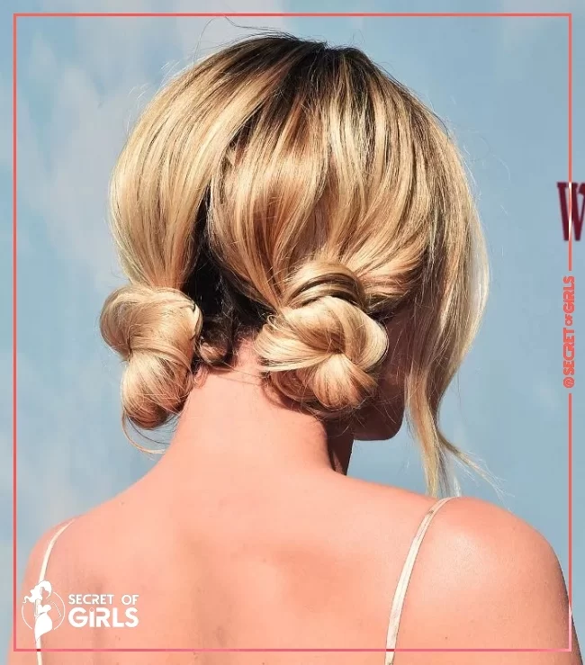 Boho Double Knot | 10 Cool (and Easy) Buns That Work for Short Hair
