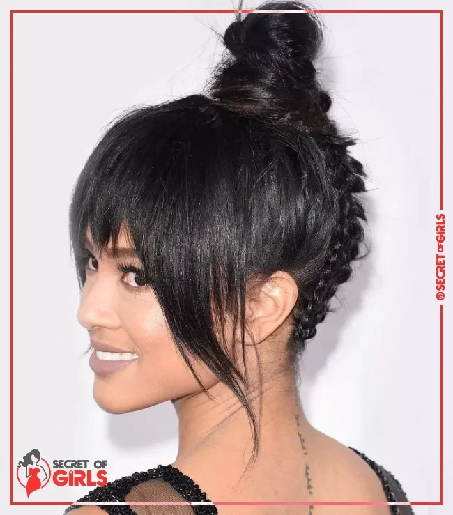 Backwards Braided Bun | 10 Cool (and Easy) Buns That Work for Short Hair