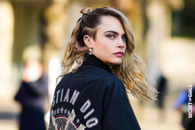 Hair Shaved? Model Cara Delevingne Wears Her Hair In A Fake Undercut