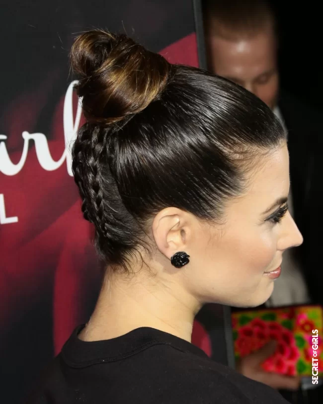 Meghan Ory | Hairstyle tutorial: How to make a braided bun?