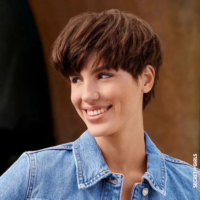Short haircut with wick or bangs | Short Haircuts: 5 Must-Have Women's Trends for Spring-Summer 2022