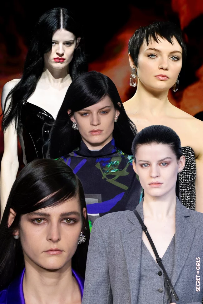 5. Glossy Black | Hair Color Trends for Autumn and Winter 2023