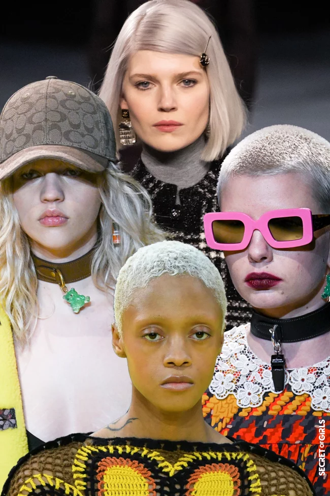 1. White blonde to gray blonde | Hair Color Trends for Autumn and Winter 2023