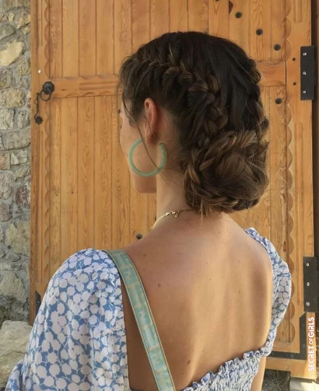 A worked bun | Summer Hairstyles: How To Tie Up Hair At The Beach With Style According To Pinterest?