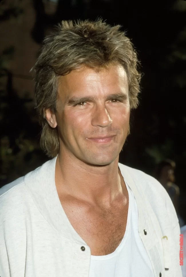 Richard Dean Anderson in 1987 | Mule cut: This trendy kitsch hairstyle that continues to fascinate the stars