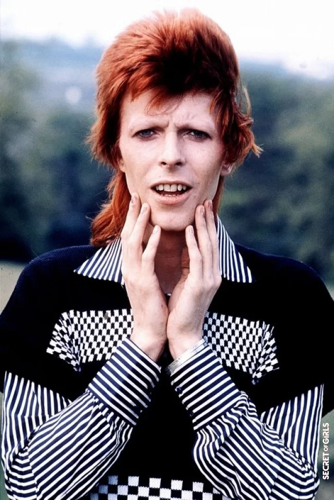 David Bowie in 1973 | Mule cut: This trendy kitsch hairstyle that continues to fascinate the stars