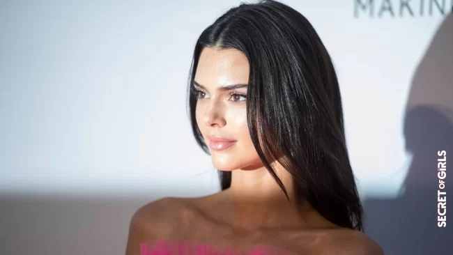 Kendall Jenner's straightening iron makes hair shine