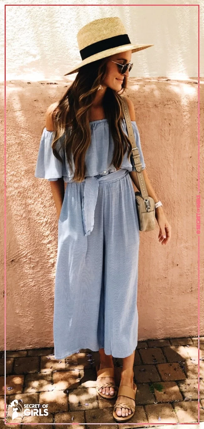 #20 Lightweight Striped Jumpsuit. Pic&nbsp; | 43 Lovely Summer Outfits for Every Occasion