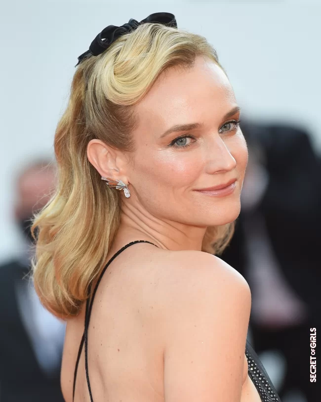 Cannes 2023: Retro Chic Diane Kruger With A Trendy Half Ponytail