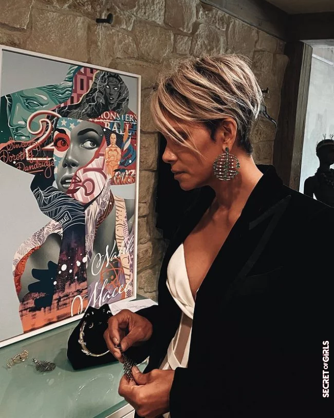 New hairstyle: Halle Berry wears short hair again &ndash; as an undercut | New Hairstyle: Halle Berry, Now Wears Short Hair with An Undercut