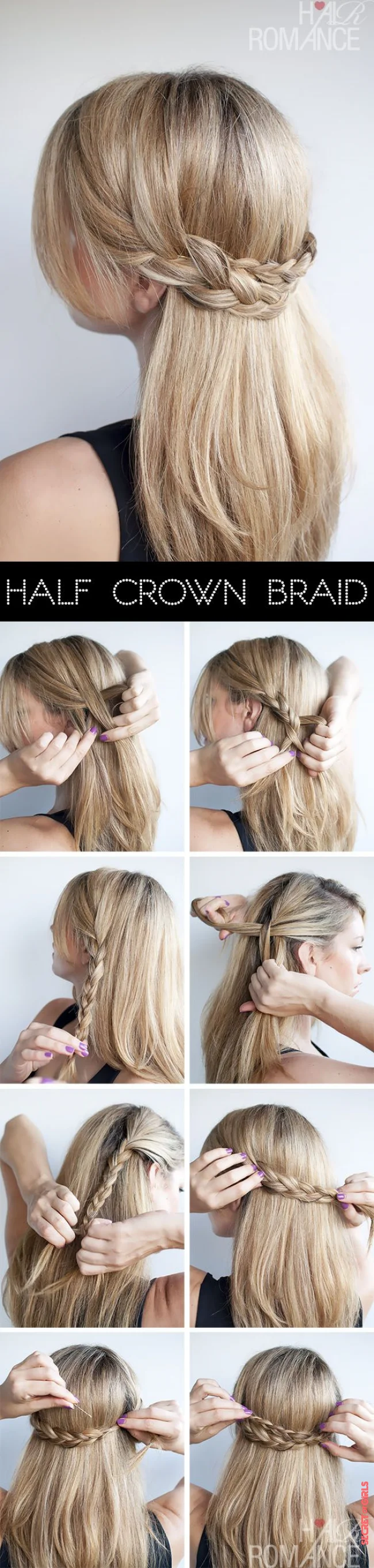 Braided wreath | Hairstyles For The Lazy: Most Beautiful Ideas