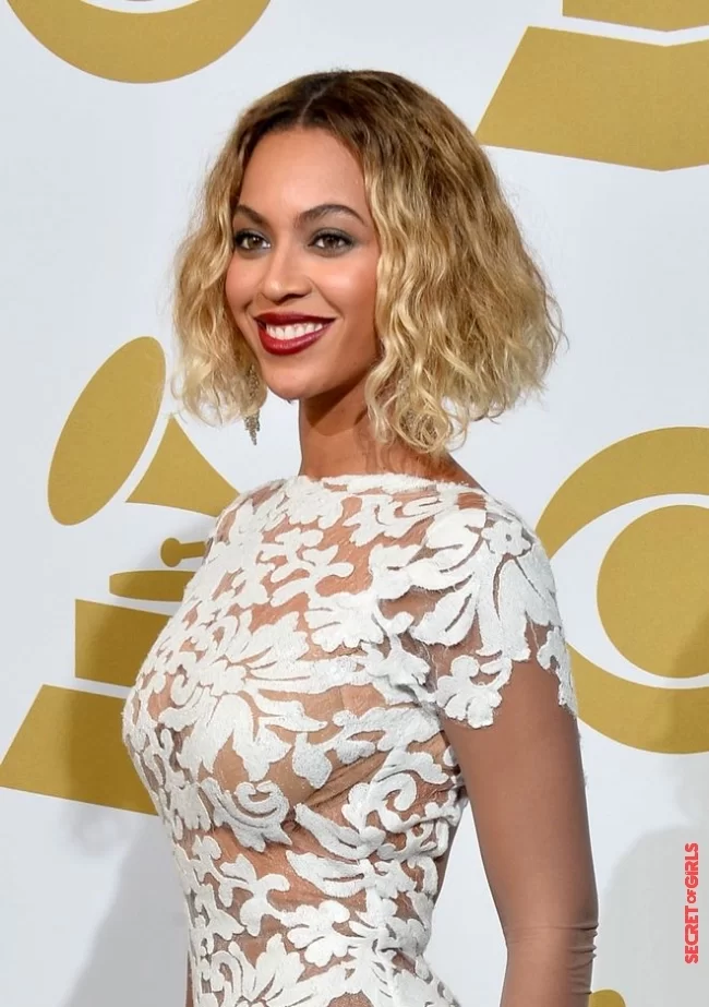 Wavy square | Beyonce's most beautiful hairstyles
