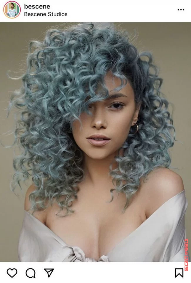 Mermaid blue | Hair color trends: These colors that will make a sensation when spring arrives