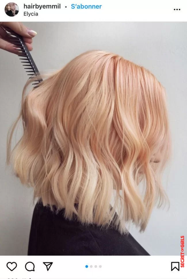 Peachy hair | Hair color trends: These colors that will make a sensation when spring arrives