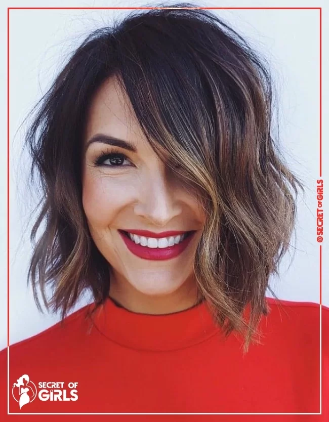 28. Wavy&nbsp;Ombre Bob | 40 Medium Bob Haircuts That Are Blowing Up In 2020