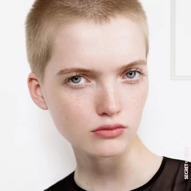 5. The buzz cut: trendsetter hairstyle for strong women | Short hairstyles: These cuts look especially beautiful on short hair