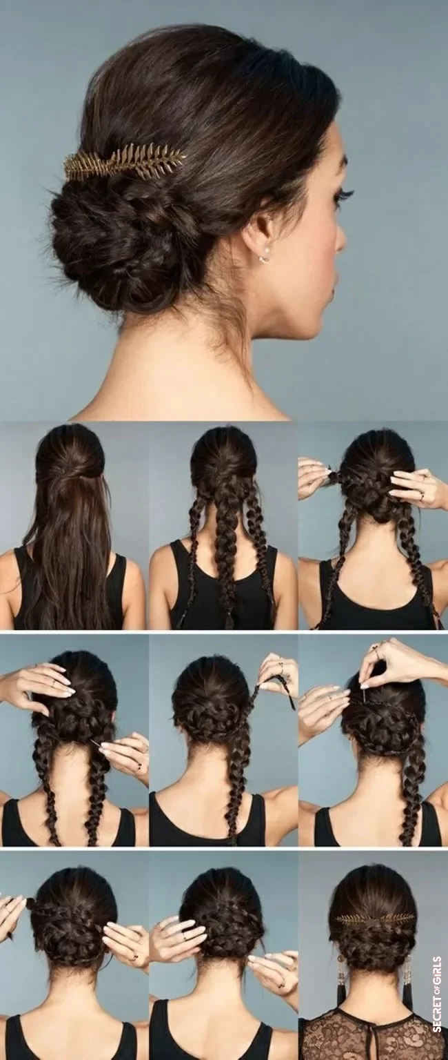 Braided bun | 8 Braid Hairstyles Ideas And Our Tips For Success