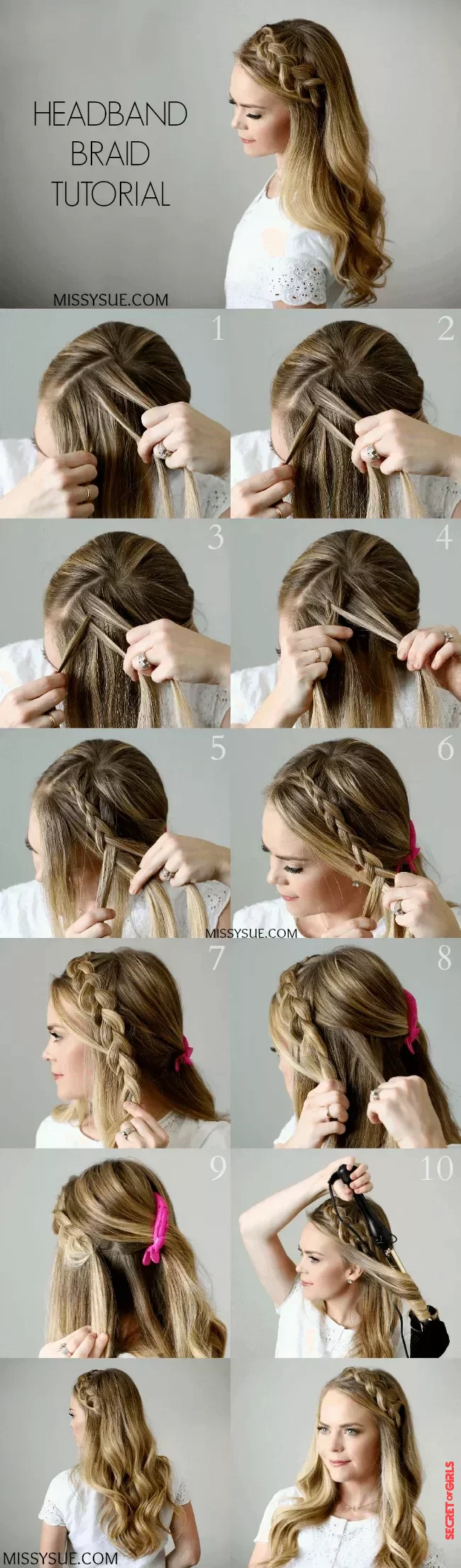 Half crown braid | 8 Braid Hairstyles Ideas And Our Tips For Success