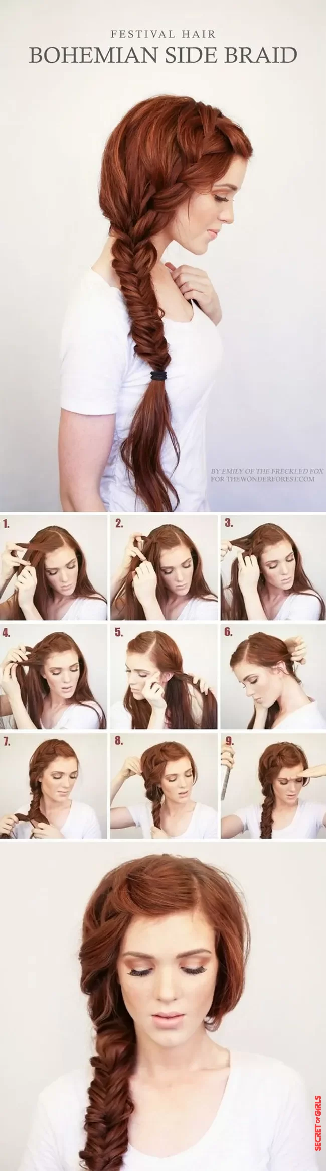 Bohemian braid on the side | 8 Braid Hairstyles Ideas And Our Tips For Success