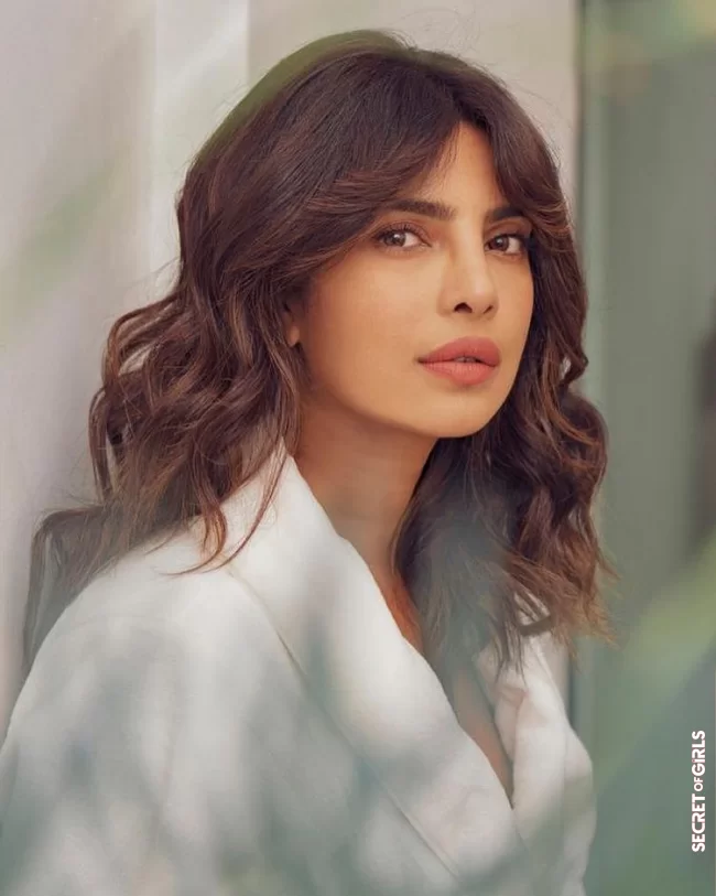 Priyanka Chopra: The matte look with peach-colored lips | This Makeup Look Goes Perfectly With Brown Hair - And It Only Takes 7 Steps