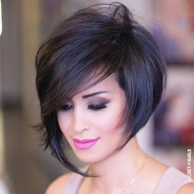 Inverted bob with bangs and layers | Layered Bob With Bangs: Chic Variations on the Most Popular Hairstyle Trend of 2023