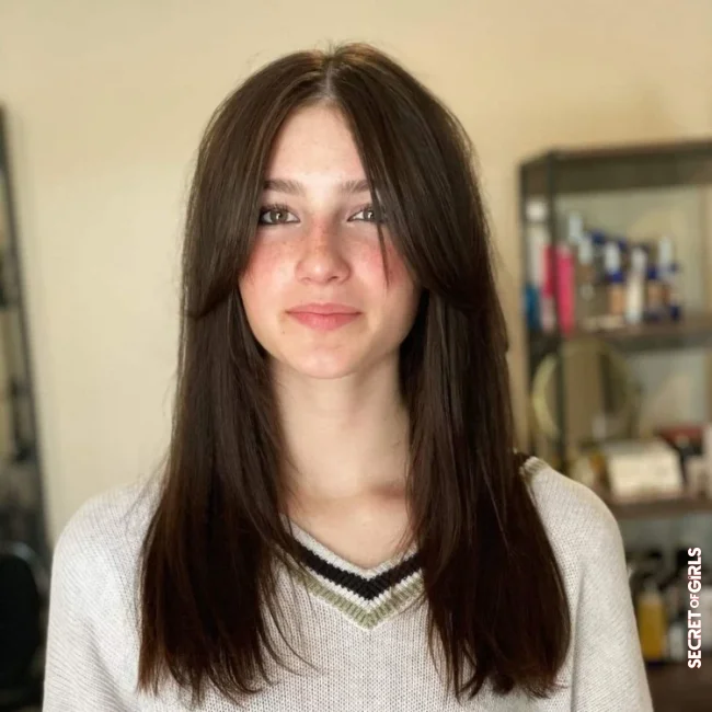 Curtain bangs for straight hair: everyday styling | Style Curtain Bangs: Pony Hairstyles For Long